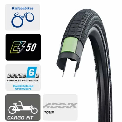 Pneu Ballon Big Ben Plus Schwalbe 26 X 2.15 Anti Crevaison – Image 6