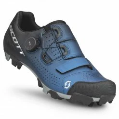 SCOTT Chaussures Vélo Homme VTT Team Boa Black / Metallic Blue 2023